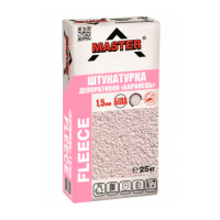 MASTER BARASHEK Декоративна штукатурка зерно 1,5 мм,  біла (25кг)