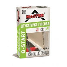 Штукатурка стартова Master G-Start гіпсова (30 кг)