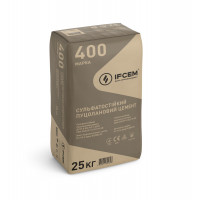 Цемент сульфатостійкий пуцолановий М-400 CEM IV/D (P-V) 32.5 R-SR (25 кг)