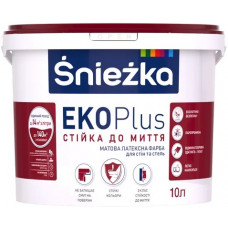 Фарба інтер'єрна Sniezka Еко Plus 13,7 кг/10 л